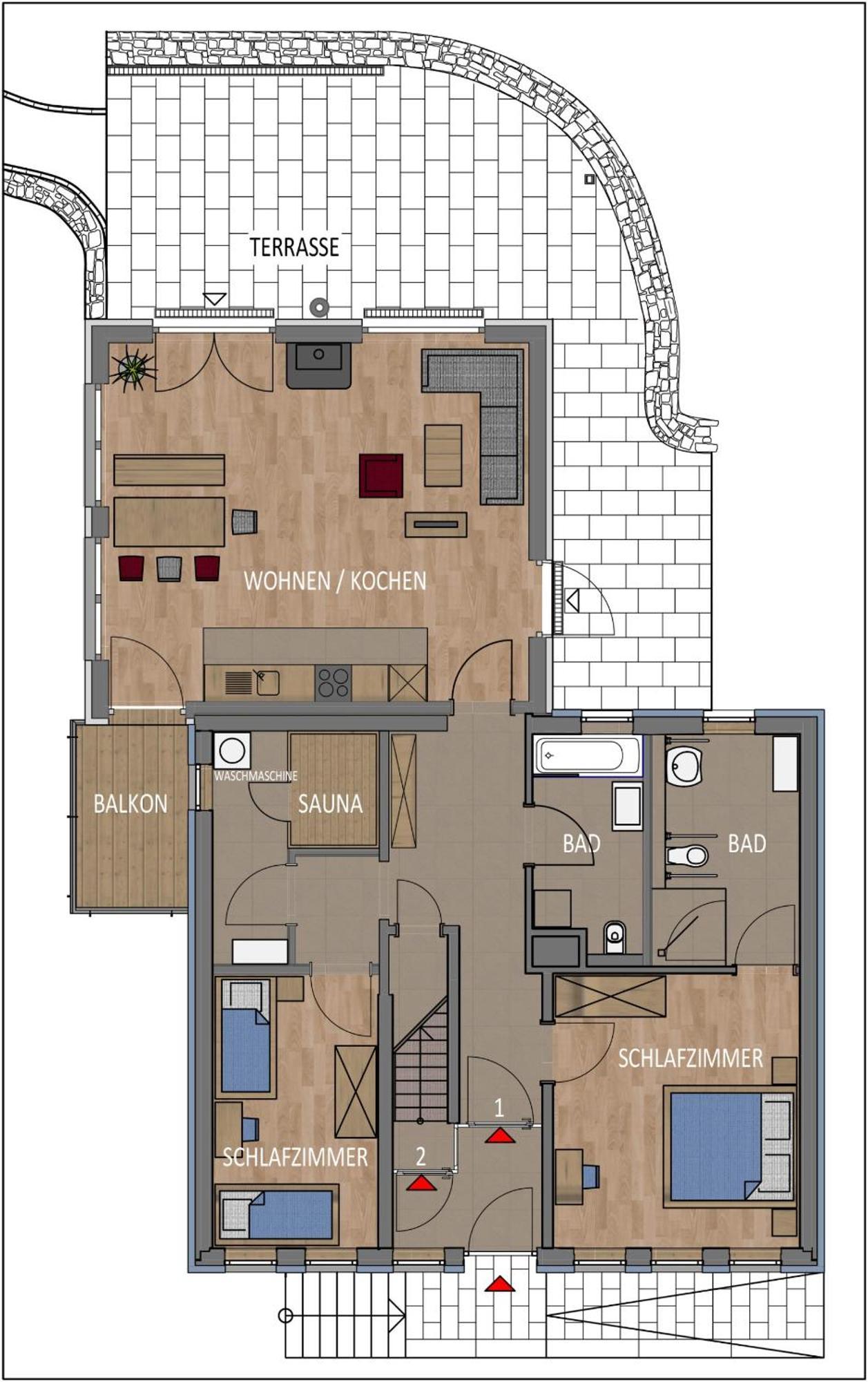 Bergmannstrost 5 Sterne Ferienwohnung 圣安德里斯伯格 外观 照片